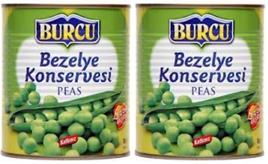 Burcu Bezelye Konservesi 830g 2li paket