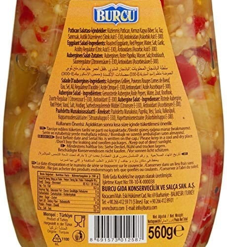 Burcu Gıda 560 Gr Patlıcan Salatası 2li paket