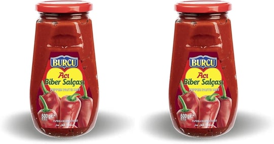Burcu Gıda 600 Gr Ev Tıpı Acı Bıber Salcası
