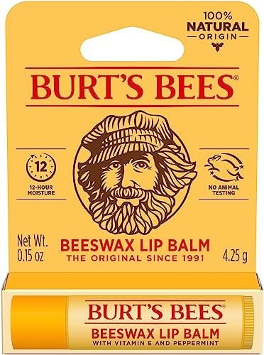 Burts Bees Beeswax Dudak Bakım Kremi - Nane Ferahlığı - Seçenekler: 4.25 g (Confezione da 1)...
