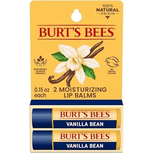 Burts Bees Dudak Balsamı İkili Paket, 0.15 oz