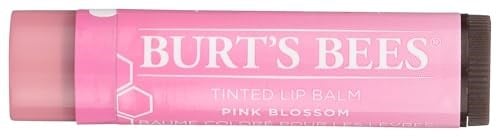Burts Bees Renkli Dudak Balsamı Pembe Çiçek, Shea Yağı ile Nemlendirici Dudak Tonu, %100 Doğal Kökenli, 4.25g (Ambalaj Değişebilir)