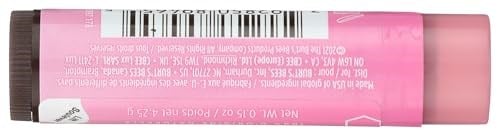 Burts Bees Renkli Dudak Balsamı Pembe Çiçek, Shea Yağı ile Nemlendirici Dudak Tonu, %100 Doğal Kökenli, 4.25g (Ambalaj Değişebilir)