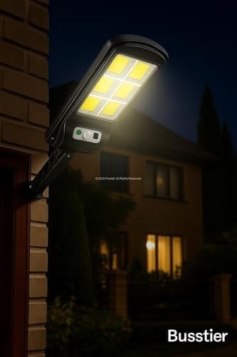 Busstier Güneş Enerjili Sensörlü Solar LED Lamba 72 LED Hareket Algılayıcılı Dış Mekan Duvar Aydınlatması Su Geçirmez Güvenlik Bahçe Balkon Garaj Aydınlatma