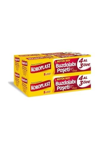 Buzdolabı Poşeti Büyük Boy 4 Al 3 Öde 20Lu