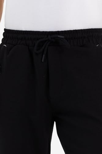 BY COMEOR Erkek Slim Fit Jogger Cep Nakış Fermuar Detaylı Eşofman Altı