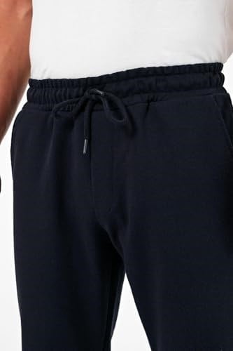BY COMEOR Kalın Erkek Eşofman Altı Jogger Arka Cepli Paça Lastikli Regular Fit Şardonsuz