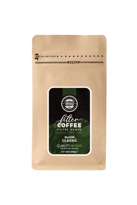By Tüfekçi Premium Blend Filtre Kahve 250Gr Valfli Ambalaj
