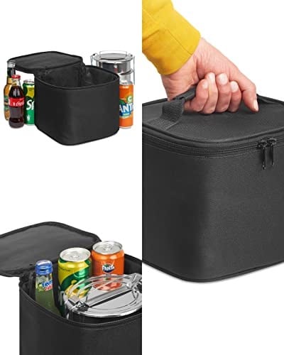 BYENS 8 Litre Termos Çanta Yemek Taşıma Çantası Termo Termal Sıcak ve Soğuk Tutan Piknik Buzluk Çantalar Termal Beslenme Piknik Çantası