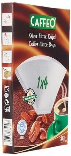 Caffeo 1x4/40 Kahve Filtresi, Siyah