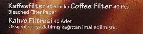 Caffeo 1x4/40 Kahve Filtresi, Siyah
