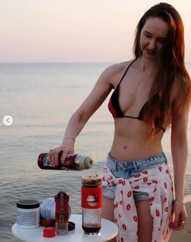 Cafflano Go-Brew B100-RD Kahve Demleme Ekipmanı Kırmızı