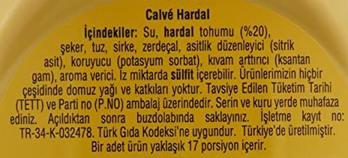 Calve Sos Hardal 250 Gr