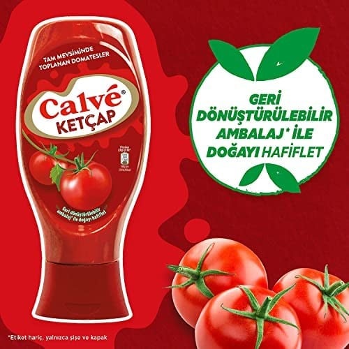 Calve Soslar İkili Set Ketçap + Mayonez 2li Set 1140 g