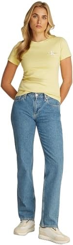 Calvin Klein 2-PACK MONOLOGO SLIM TEE T-shirt Kadın