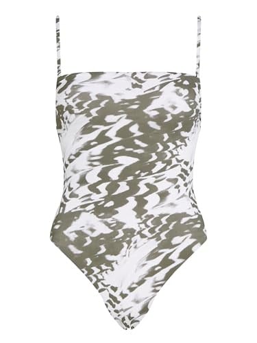Calvin Klein BANDEAU ONE PIECE-RP Mayo Kadın