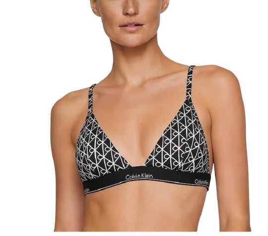 CALVIN KLEIN CALVIN KLEIN Kadın Yeşil-Beyaz Bikini Üstü LV00Q61208 4ZF - Seçenekler: X-Small, Small