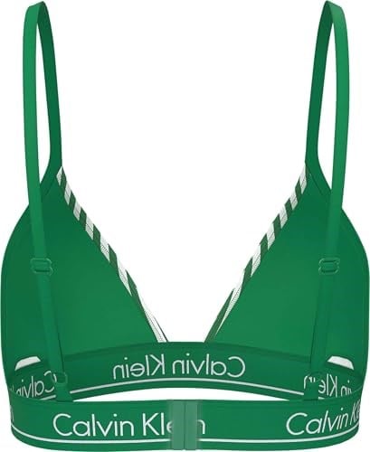 CALVIN KLEIN CALVIN KLEIN Kadın Yeşil-Beyaz Bikini Üstü LV00Q61208 4ZF - Seçenekler: X-Small, Small