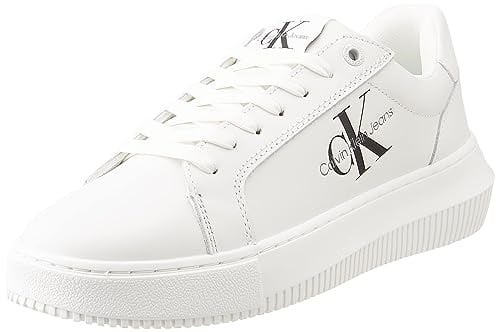 Calvin Klein CHUNKY CUPSOLE LACEUP MON LTH WN Kadın Spor Ayakkabı YW0YW00823YBR