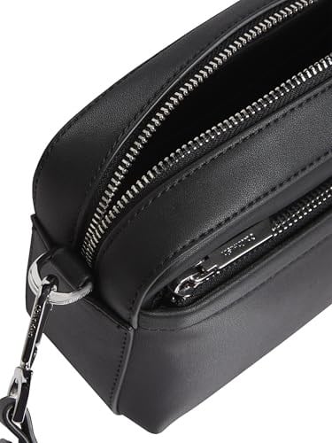 Calvin Klein CK MUST DBL STRAPS CAMERA BAG W Kadın Çanta, Siyah, Tek Beden