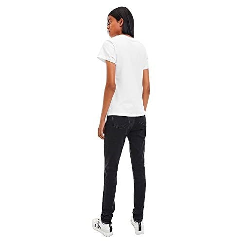 Calvin Klein CORE INSTIT LOGO SLIM FIT TEE Tişört Kadın