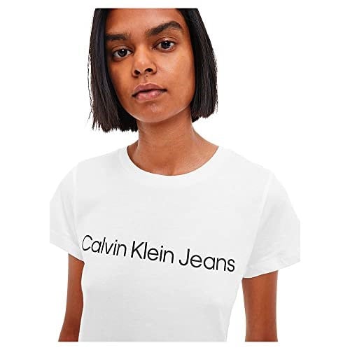 Calvin Klein CORE INSTIT LOGO SLIM FIT TEE Tişört Kadın