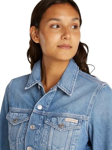 Calvin Klein CROPPED 90S DENIM TRUCKER Ceket Kadın