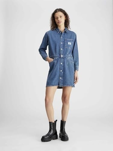 Calvin Klein Darted Denim Shirt Dress Elbise&Tulum Kadın