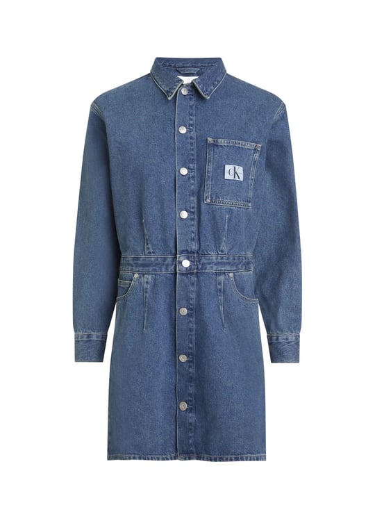 Calvin Klein Darted Denim Shirt Dress Elbise&Tulum Kadın