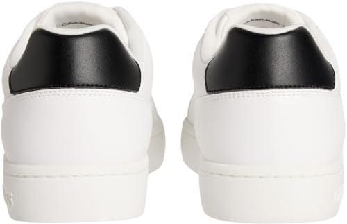 Calvin Klein Deri Bağlamalı Düz Taban Yuvarlak Burun Ck Desenli Sneaker, CLASSIC CUPSOLE MONO LTH