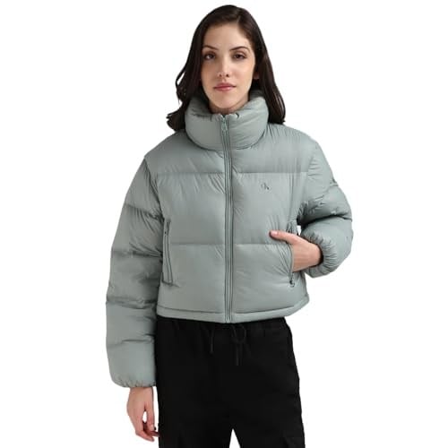 Calvin Klein DOWN CROPPED PUFFER Ceket Kadın