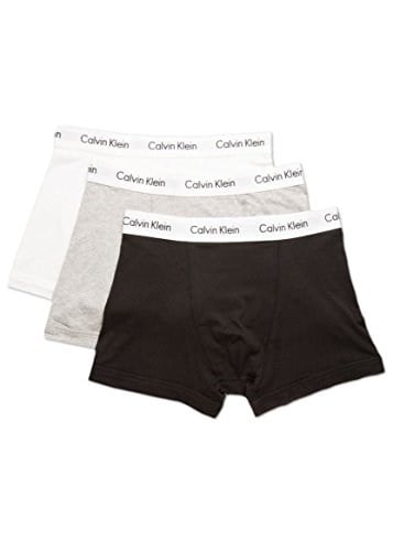 Calvin Klein Erkek 3'lü Paket Düşük Bel Mayo Siyah/Beyaz/Gri (Medium), Çok renkli (Siyah/Beyaz/Gri), M