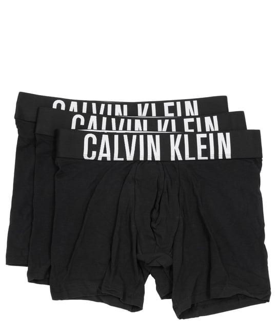 Calvin Klein Erkek Boxer Brief 3PK Boxer Black/Black/Black M