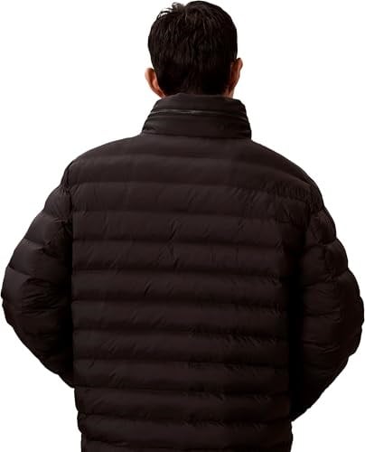 Calvin Klein Erkek Ceket Ls Nylon Lt Wt Hooded Fz Puffer - Bedenler: S, M, L, XL