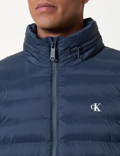 Calvin Klein Erkek Ceket Ls Nylon Lt Wt Hooded Fz Puffer