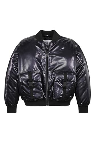Calvin Klein Erkek Çocuk Bisiklet Yaka Mont, IB0IB019040H8