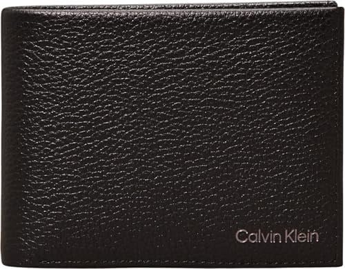 Calvin Klein Erkek Sıcak İki Katlı 5cc W/Bozuk Para L Üç Katlı Cüzdan