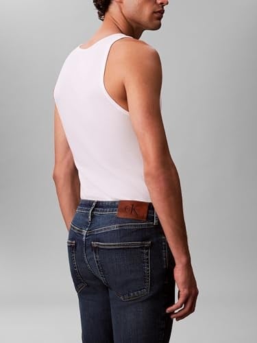 Calvin Klein Erkek Skinny Oil Slick Jean Regen Jeans