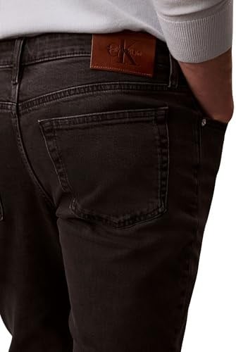 Calvin Klein Erkek Slim CK Essential Black Jeans 30-32