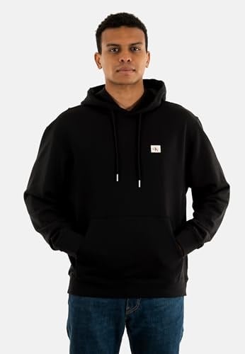 Calvin Klein LS EU BADGE 350TERRY HOODIE Sweatshirt Erkek