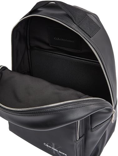 Calvin Klein MONO LOGO BACKPACK 40 Erkek Sırt Çantası, Siyah, Tek Beden