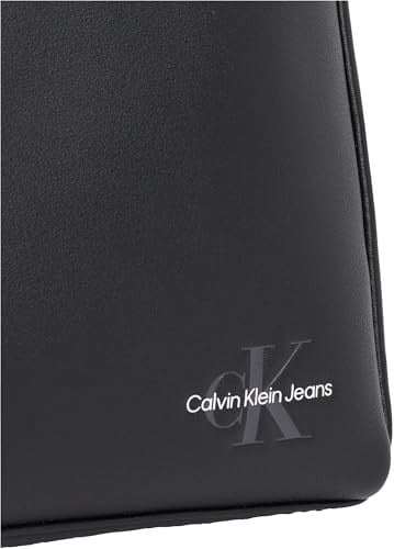Calvin Klein MONO LOGO REPORTER 18 Erkek Çanta, Siyah, Tek Beden