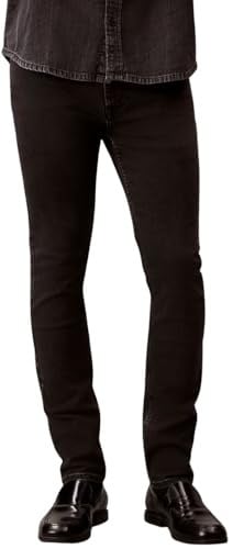 Calvin Klein Pamuklu Skinny Fit Normal Bel Dar Paça Jeans LV04RB722G846 Erkek KOT PANTOLON LV04RB722G 846