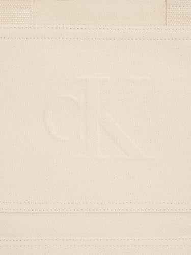 Calvin Klein POCKET CANVAS ZIP WEEKENDER Erkek Çanta, Bej, Tek Beden