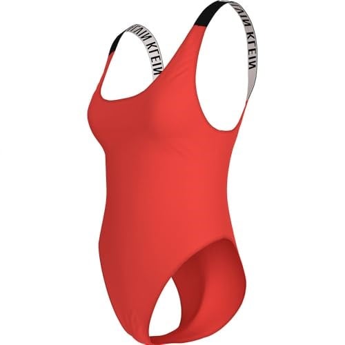 Calvin Klein SCOOP BACK ONE PIECE Mayo Kadın