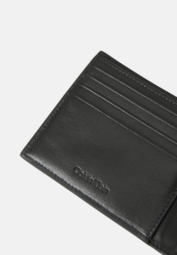 Calvin Klein Sculpted Impression Billfold Coi Erkek Cüzdan, Siyah, Tek Beden