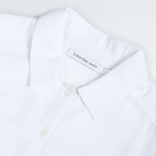 Calvin Klein SLEEVELESS COTTON SHIRT DRESS Elbise Kadın