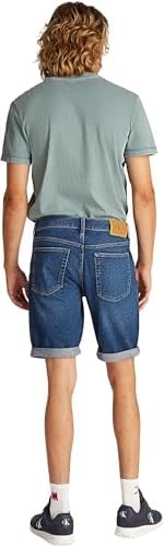 Calvin Klein Slim Fit Kot Şort, J30J327184