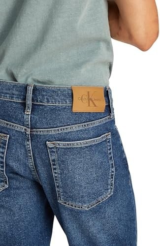 Calvin Klein Slim Fit Kot Şort, J30J327184
