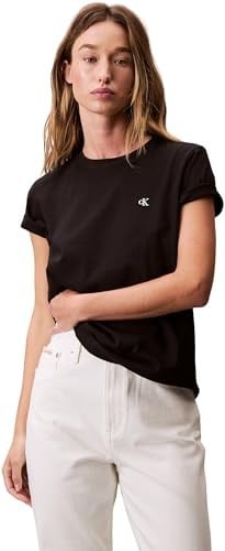 Calvin Klein SS MONOGRAM CREW TEE Tişört Kadın